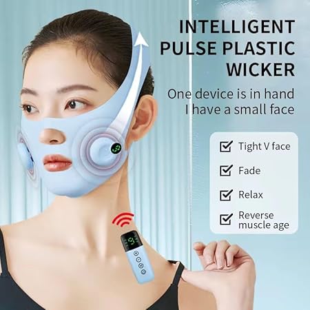 SEAHELTON V Line Lifting Mask Face Slimming Mask Strap Chin Neck V Shaped Face Lift Tape Chin up Patch V up Contour Tightening Firming