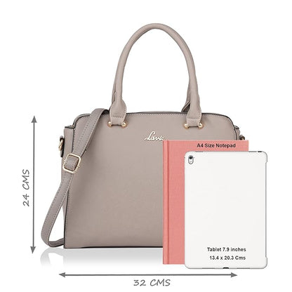 Lavie Women's Ushawu Medium Satchel Bag for Women | Handbag for Work | Ladies purse | Stylish Shoulder Bag | Gift for Women