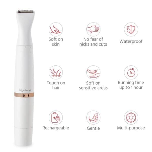 Rechargeable Eyebrow, Underarms and Bikini Trimmer