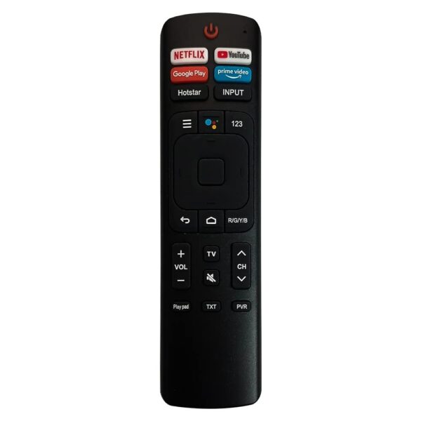 Compatible 4K Android Smart LED Ultra HD UHD vu TV Remote Control for Original