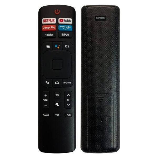 Compatible 4K Android Smart LED Ultra HD UHD vu TV Remote Control for Original