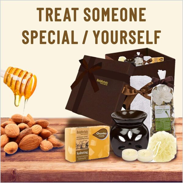 BodyHerbals Honey & Almond Soap Spa Gift Se