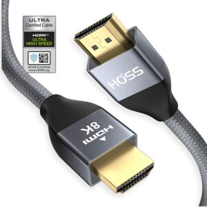 8K Certified HDMI 2.1 Cable, 48Gbps Ultra High Speed