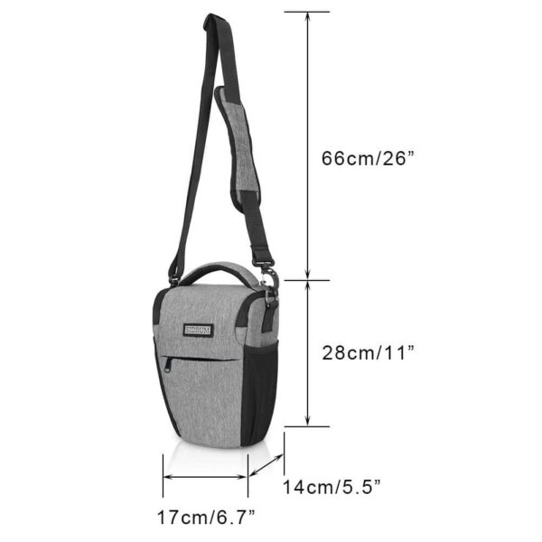 DSLR/SLR Camera Shoulder Bag Case with Adjustable Shoulder Strap