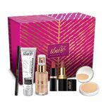 Makeup Gift Set Foundation, Compact, Primer, Lipsticks, Kajal