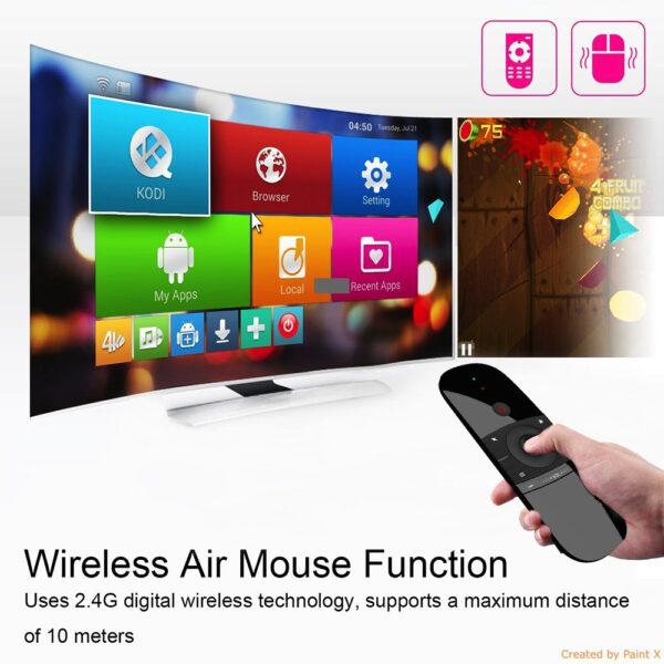 2.4GHz Rechargeable Mini Wireless Keyboard 3D Air Fly Mouse Remote Control