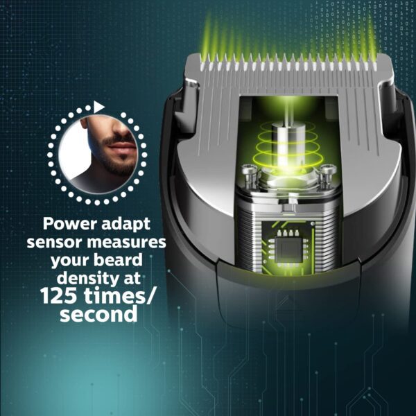 Smart Beard Trimmer - Power adapt technology for precise trimming