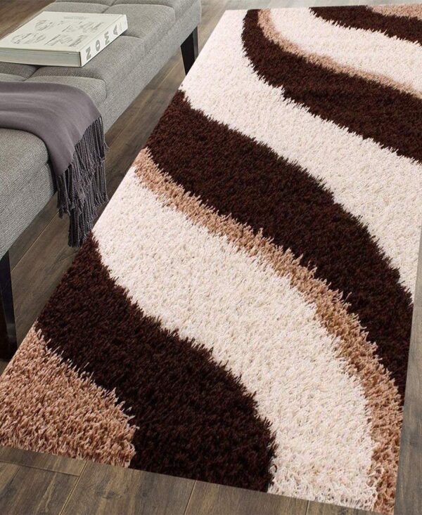 Anti Slip Shaggy Rug Bedside Designer Runner and Carpet for Living Room