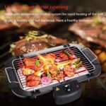 Portable 2000W Electric BBQ Grill with Adjustable Temperature