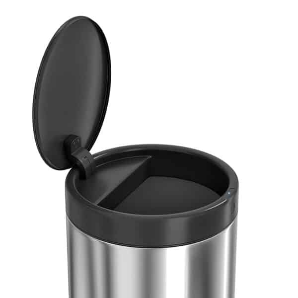 Stainless Steel Smart Bin 2 Automatic Sensor Contactless Dustbin with Kick to Open