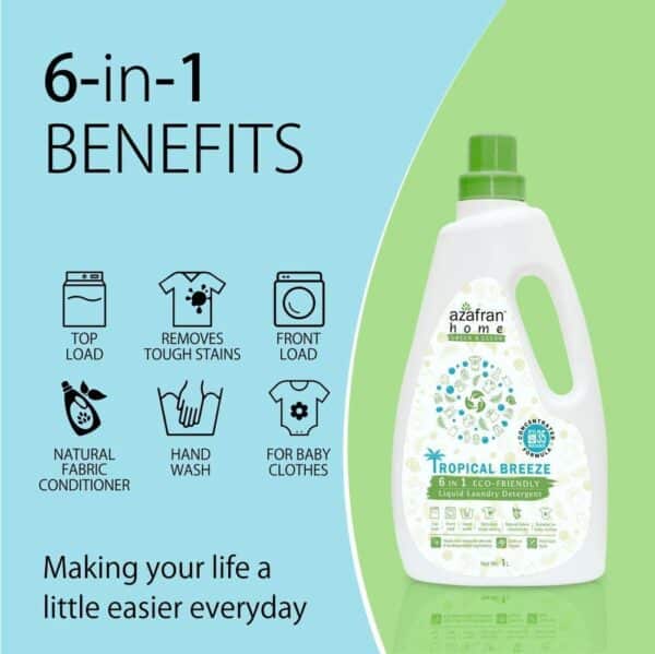 6 in 1 Eco-friendly Liquid Laundry Detergent