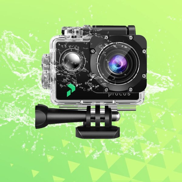 16MP 4K HD Action Camera Waterproof with Wi-Fi
