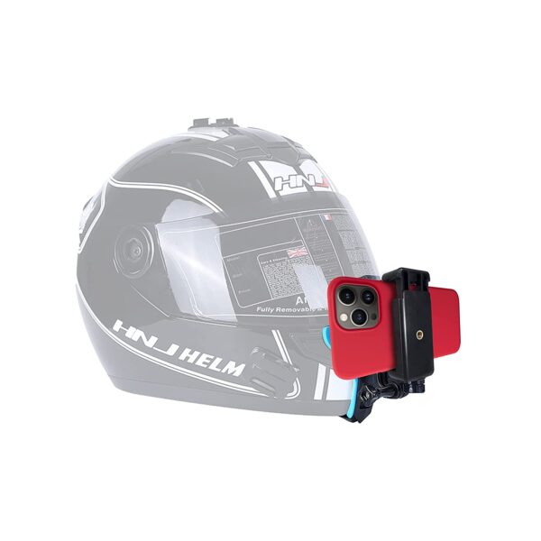 Helmet Chin Strap Mount with Mobile Clip & Screw