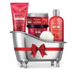 Bryan & Candy Strawberry Bath Tub Valentines Gift Set For Women And Men