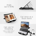 Adjustable Laptop Stand Patented Riser Ventilated Portable Foldable