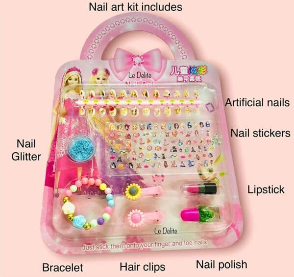 Le Delite Unicorn Vanity nail art kit make up for Girls