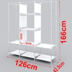 6+2 Layer Fancy and Portable Foldable Collapsible Closet/Cabinet