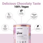 Cureveda Glow Chocolate Vegan Plant based Collagen Builder