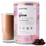 Cureveda Glow Chocolate Vegan Plant based Collagen Builder