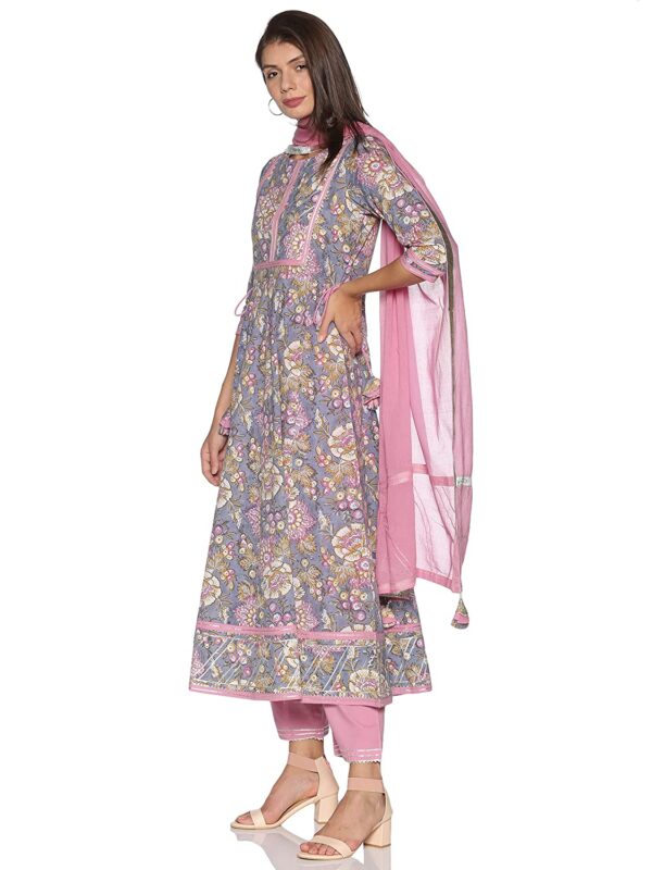 RAJMANDIRFABRICS Women's Cotton Anarkali Suit