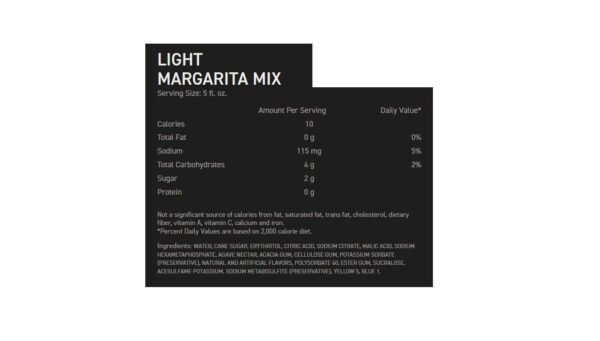 Mr & Mrs T Light Margarita Mix