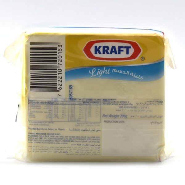 Kraft Light Cheese Slices