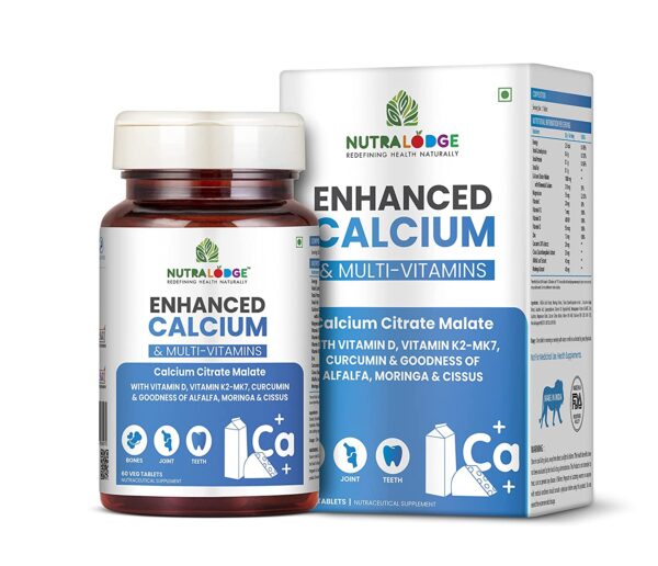 Nutralodge Enhanced Calcium Supplements with Multivitamins