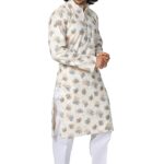 Mag Men's Casual Cotton Blend Kurta Pajama Set For Men