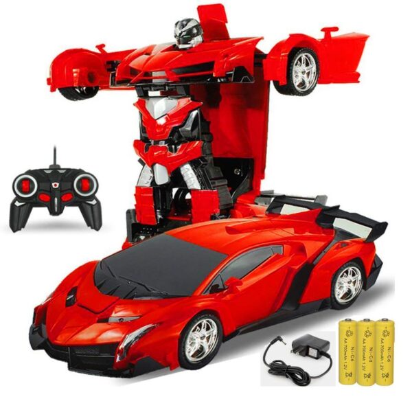 2in1 Deformation Transformation RC Robot Car Toy for Kids