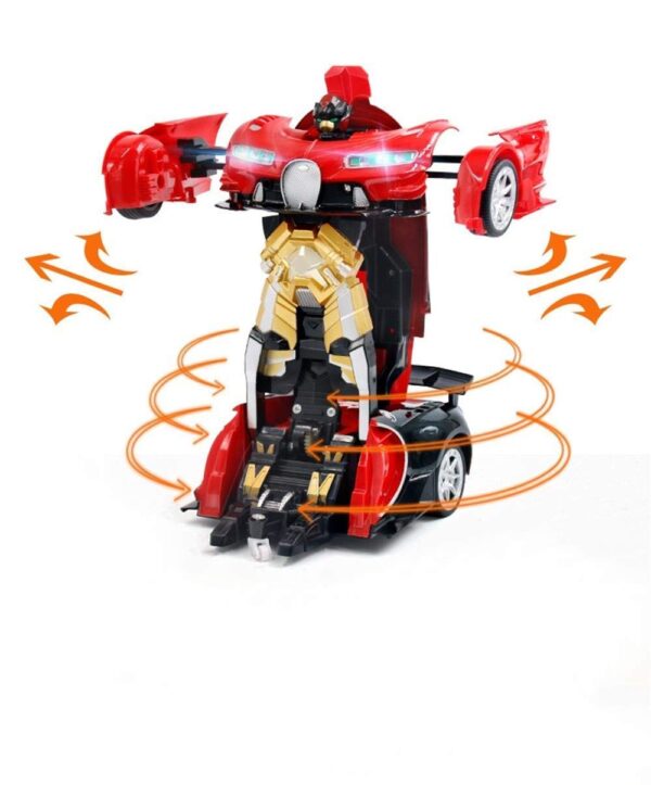 2in1 Deformation Transformation RC Robot Car Toy for Kids