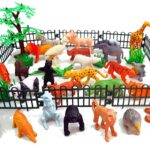 Mini Jungle Animals Figure Toys Play Set
