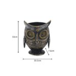 Handicrafts Paradise Pen Stand in Iron Owl Design