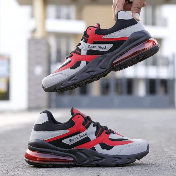 Running Shoes with Air Cushion Rubber Outsole
