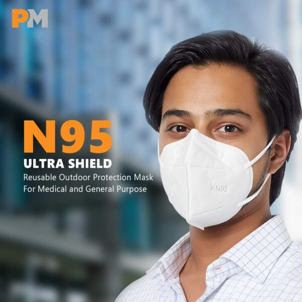 N95 Particulate Respirator Face Mask for Pollution