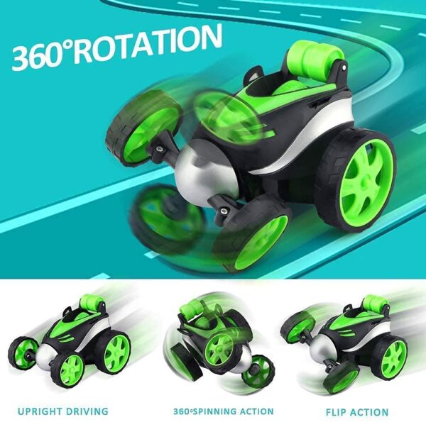 Cars Stunt Car, 4WD 2.4GHz Double Sided Rotating