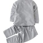 Hopscotch Boy's Cotton Blazer Style Navy Shirt and Pant Set
