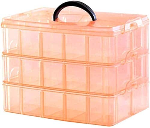 3 Layer-30 grid basket Plastic Organizer Storage