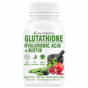 GOA Nutritions Glutathione Hyaluronic Acid+Biotin