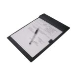 Ultra Smooth PU Leather Clipboard, Business Meeting Magnetic Writing Pad with Pen Holder