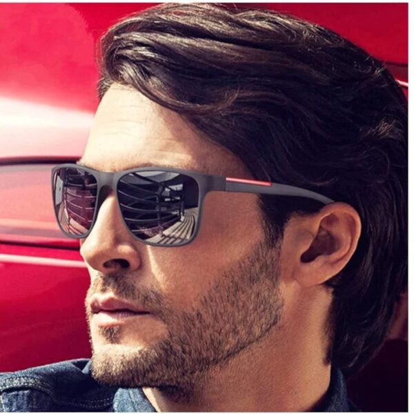 Outdoor Ultra Light UV 400 and Polarized Rectangular Sunglasses for Men
