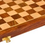 Handicrafts Wooden Folding Handmade Chess Board Set