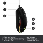 Light Sync Gaming Mouse with Customizable RGB Lighting