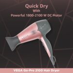 VEGA Go-Pro 2100 Hair Dryer with Cool Shot Button & 3 Heat Settings