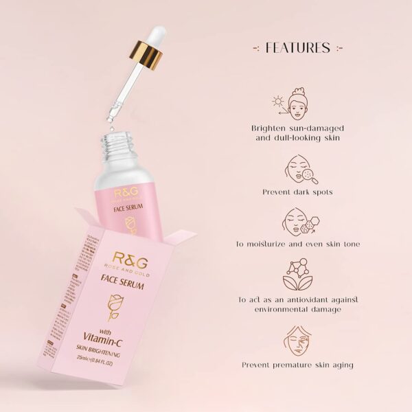 R&G Rose And Gold Face Serum for Skin Brightening
