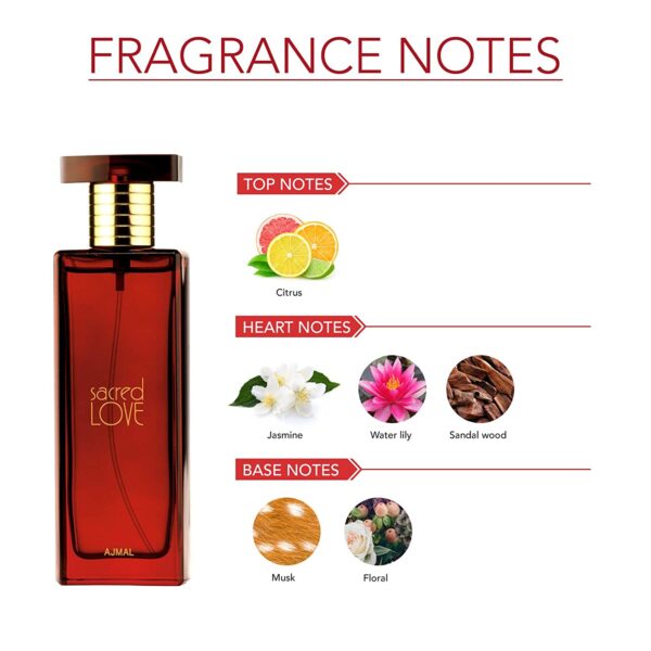 Ajmal Sacred Love EDP 50ml Floral perfume for Women