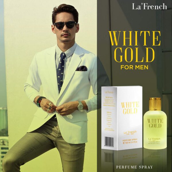 LA' French White Gold Eau De Perfumes Long Lasting