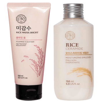 The-Face-Shop-2-Step-Brightening-Routine-combo-Rice-Water-Bright-Foaming-Cleanse