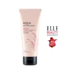 The Face Shop Unisex Rice Water Bright Cleansing Foam 100ml Face Wash for Glowing Skin Moringa Oil for Moisturization Cleanser for Uneven Skin Tone Elle Beauty (Korea-1)
