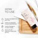 The Face Shop Unisex Rice Water Bright Cleansing Foam 100ml Face Wash for Glowing Skin Moringa Oil for Moisturization Cleanser for Uneven Skin Tone Elle Beauty (Korea-3)