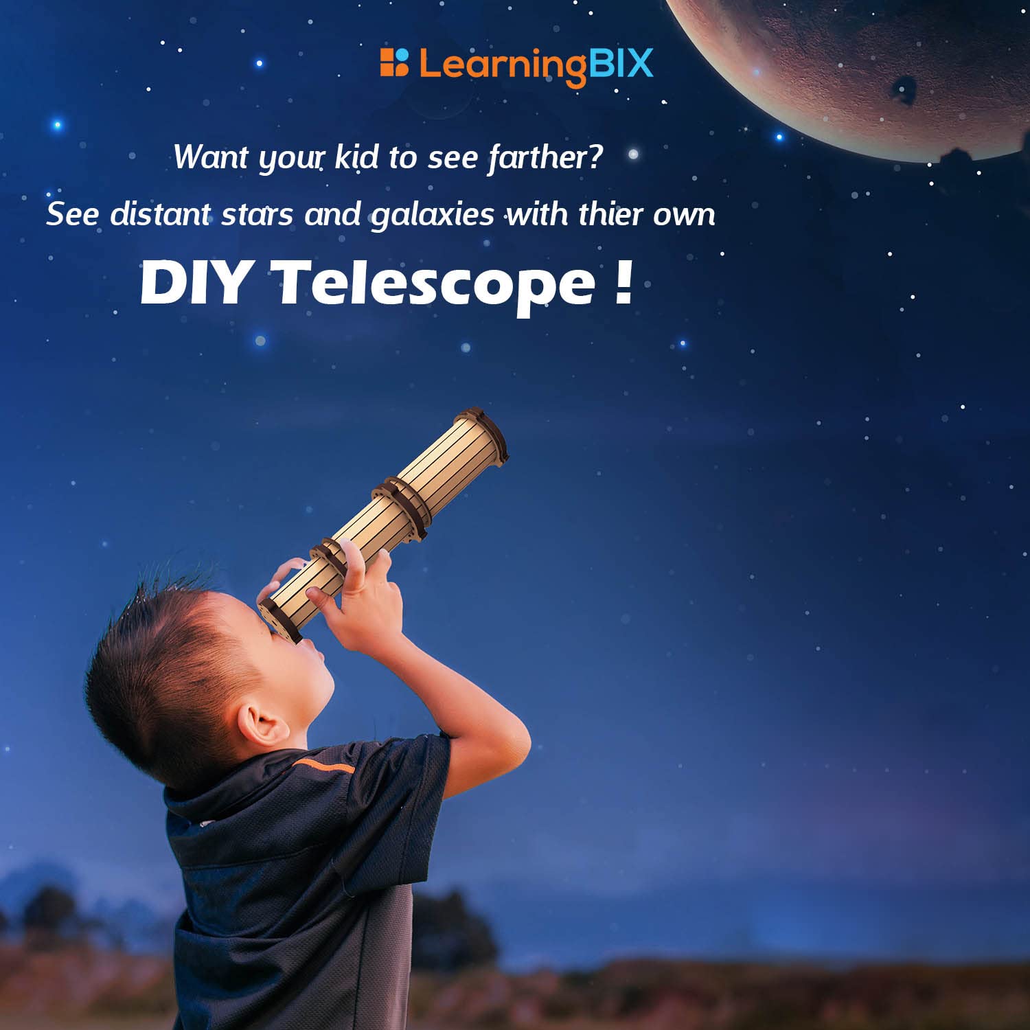 Astronomical-toy-Telescope-gifts-for-kids-with-lens-DIY-kits-Outdoor-toys-School-science-project-STEM-toy-Robotic-study-kit-Mechanics